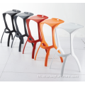 พลาสติกพลาสติกซ้อน Sillas High Stools